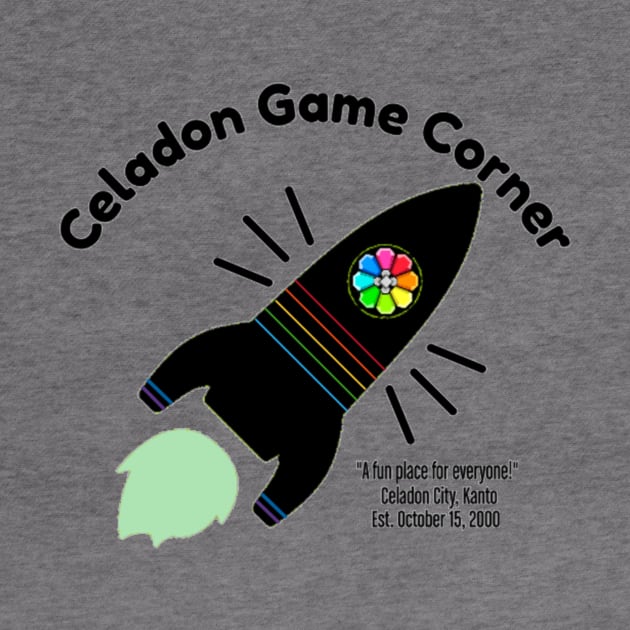 Celadon Game Corner Black Text by CarmineDesigns